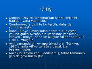 Giriş