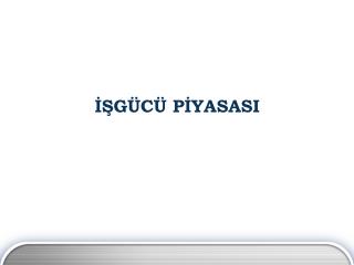 İŞGÜCÜ PİYASASI