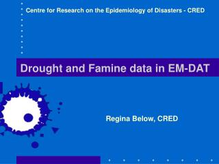 Drought and Famine data in EM-DAT