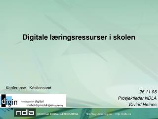 Digitale læringsressurser i skolen