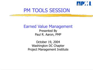 PM TOOLS SESSION