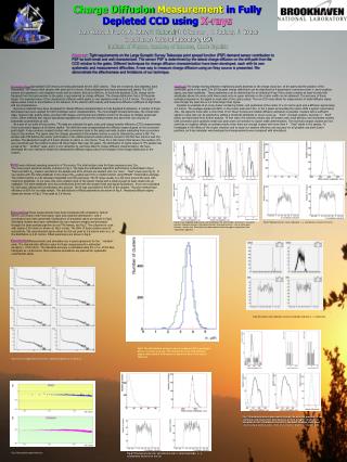 Charge Diffusion Measurement in Fully Depleted CCD using X-rays