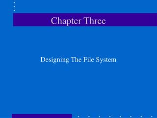 Chapter Three