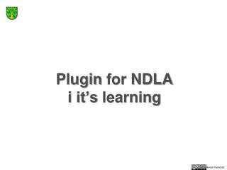 Plugin for NDLA i it’s learning