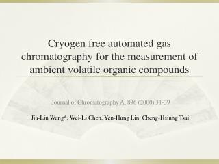 Journal of Chromatography A, 896 (2000) 31-39