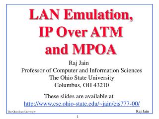 LAN Emulation, IP Over ATM and MPOA