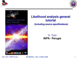 Likelihood analysis general tutorial (including source specifications)