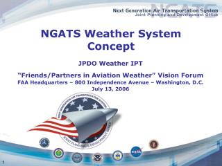 NGATS Weather System Concept