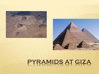 Pyramids At Giza