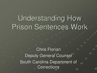 Understanding How Prison Sentences Work