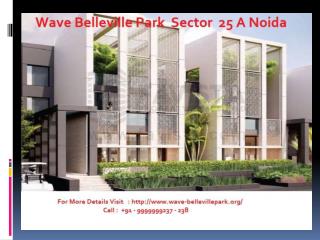 Wave Belleville Park Noida