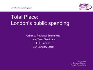 Total Place: London’s public spending