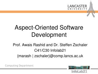 Aspect-Oriented Software Development