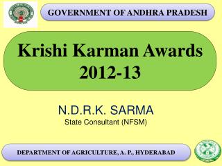 Krishi Karman Awards 2012-13