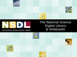 The National Science Digital Library &amp; Shibboleth