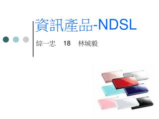 資訊產品 -NDSL