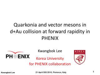 Quarkonia and vector mesons in d+Au collision at forward rapidity in PHENIX