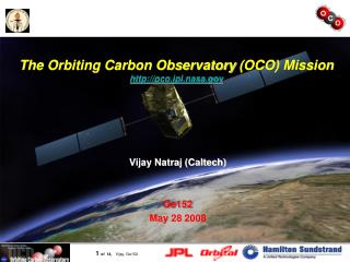 The Orbiting Carbon Observatory (OCO) Mission oco.jpl.nasa