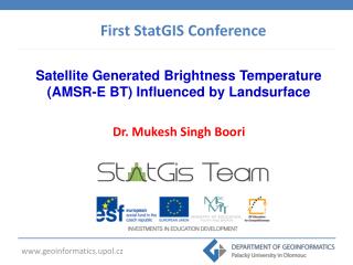 Satellite Generated Brightness Temperature (AMSR-E BT) Influenced by Landsurface
