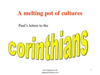 A melting pot of cultures