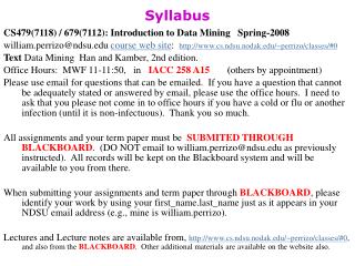 Syllabus