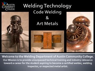 Welding Technology Code Welding &amp; Art Metals