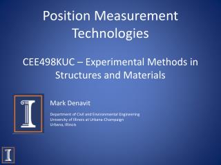 Measurement Technologies