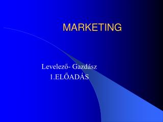 MARKETING