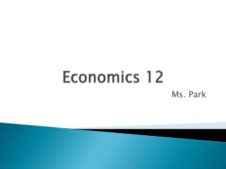 Economics 12