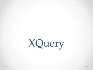 XQuery