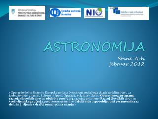 ASTRONOMIJA