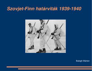 Szovjet-Finn határviták 1939-1940