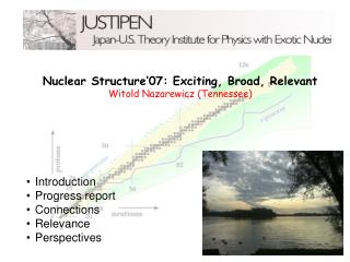 Nuclear Structure’07: Exciting, Broad, Relevant Witold Nazarewicz (Tennessee)