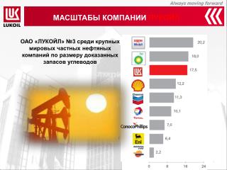 МАСШТАБЫ КОМПАНИИ ЛУКОЙЛ