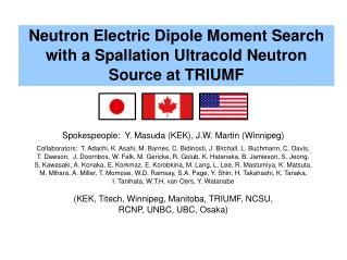 Neutron Electric Dipole Moment Search with a Spallation Ultracold Neutron Source at TRIUMF