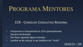 Programa Mentores