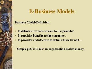 E-Business Models