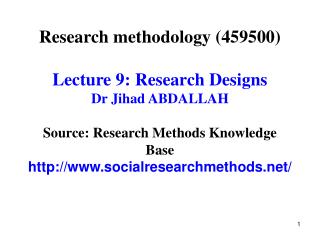 Research Design