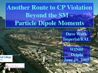 Another Route to CP Violation Beyond the SM – Particle Dipole Moments