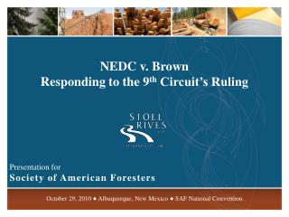 NEDC v. Brown Responding to the 9 th Circuit’s Ruling