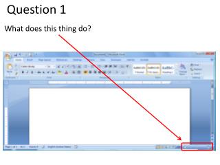 Question 1