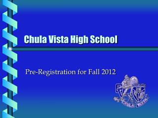 Chula Vista High School