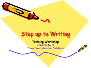 Step up to Writing
