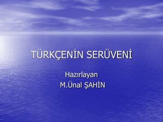 TÜRKÇENİN SERÜVENİ