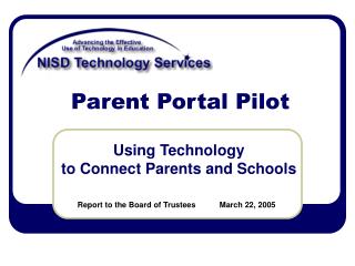 Parent Portal Pilot