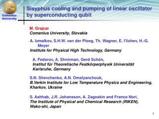 Sisyphus cooling and pumping of linear oscillator by superconducting qubit