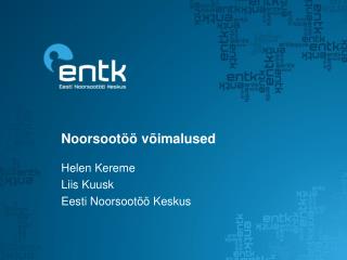 Noorsootöö võimalused