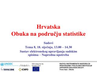 Hrvatska Obuka na području statistike