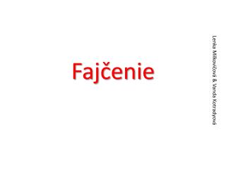 Fajčenie