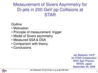 Measurement of Sivers Asymmetry for Di-jets in 200 GeV pp Collisions at STAR